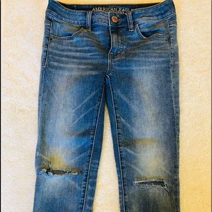 American Eagle Distressed Jegging Jeans